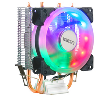 Chłodnica procesora IWONGOU 2011 2 chłodnica procesora ciepła X99 dla procesora Intel AMD Setsuhō RGB chłodnica wentylator chłodzący Cpu 4